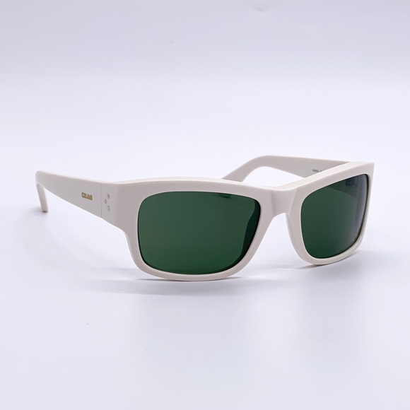 NEW CELINE CL40079I 25N SQUARE WHITE GREEN SUNGLASSES CELINE CL 40079I - Picture 7 of 11